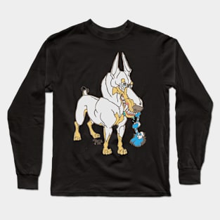 White Doberman Long Sleeve T-Shirt